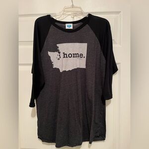 Washington Home Baseball Tee NWOT
